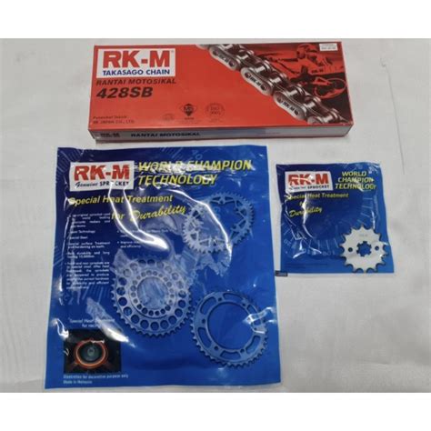 Rk M Rkm Sprocket Chain Set Lc Shopee Malaysia