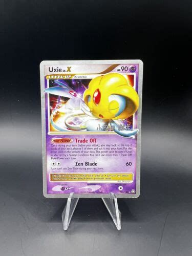 Pok Mon Tcg Uxie Lv X Legends Awakened Holo Rare Holo Lv X Ebay