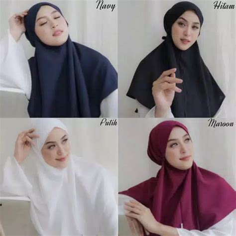 Jual Bergo Maryam Standar Hijab Maryam Hijab Instan Hijab Tali