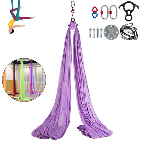 VEVOR Aerial Yoga Hammock Kit 11YD9 2FT Yoga Swing Set Antigravity