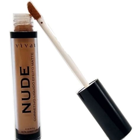 Corretivo Hd Nude Cobertura Natural Acabamento Matte Vivai Shopee Brasil