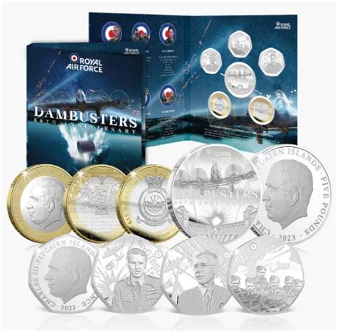 Pitcairn Islands Dambusters Th Anniversary Coin Set Tower Mint