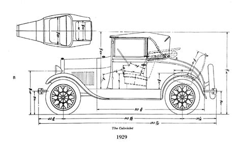 Model A Ford Engine Drawings Ford Model A Body Dimensions Motor