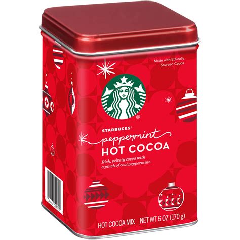 Amazon Starbucks Hot Cocoa Mix Ounce Classic Hot Cocoa Peppermint Ounce Pack Of