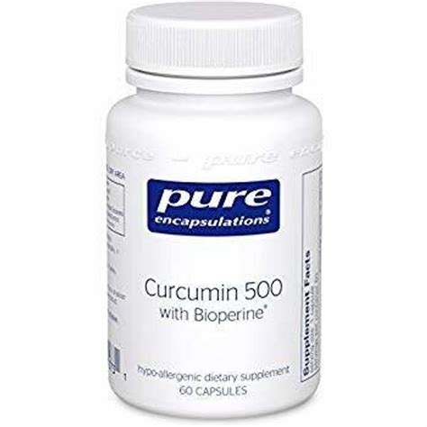 Куркумин с биоперином Curcumin with Bioperine® Pure Encapsulations 500 ...