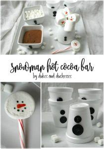 Snowman Hot Cocoa Bar