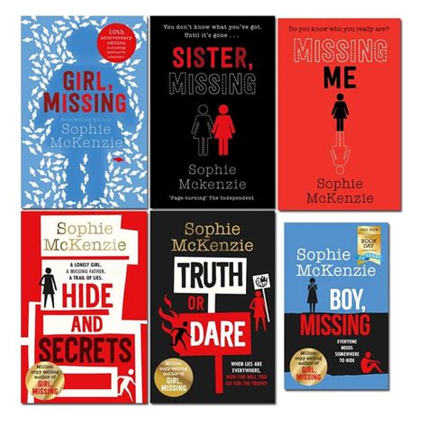 Sophie Mckenzie Collection 6 Books Set Hide And Secrets Truth Or Dare Missing The Book Bundle