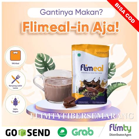 Jual Flimeal Meal Replacement Minuman Pelangsing Sereal Rasa Coklat