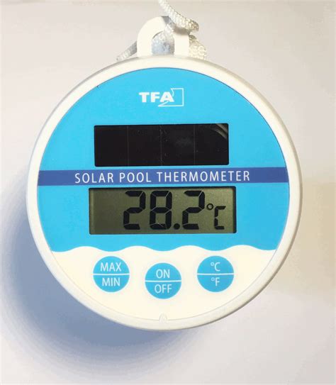Digitales Solar Thermometer (Teich und Schwimmbad)