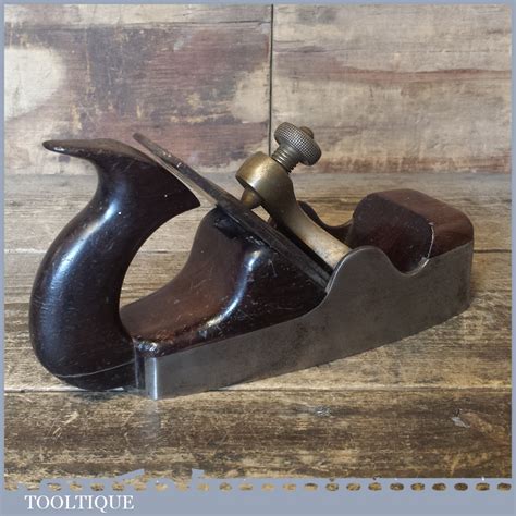 Antique Alex Mathieson Dovetailed Smoothing Plane Rosewood Infill