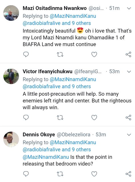 Nnamdi Kanu Reacts To His Nude Sex Video With His Wife Uchechi Okwu Kanu Shares New Photos