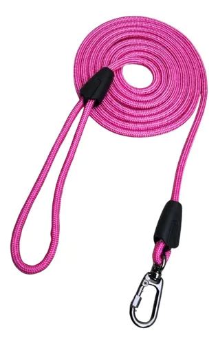 Guia Longa Para Cachorro - Guia Longa Para Cachorro 10m Corda Cor Rosa | Parcelamento sem juros