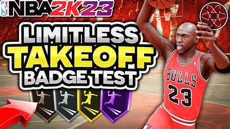 NBA 2K23 Limitless Takeoff Badge Test Best Finishing Badges In 2K23