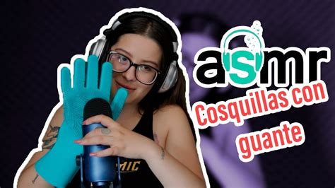 ASMR SONIDOS COSQUILLOSOS CON GUANTE YouTube