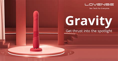Lovense Gravity Remote Control Vibrating Realistic Thrusting Dildo