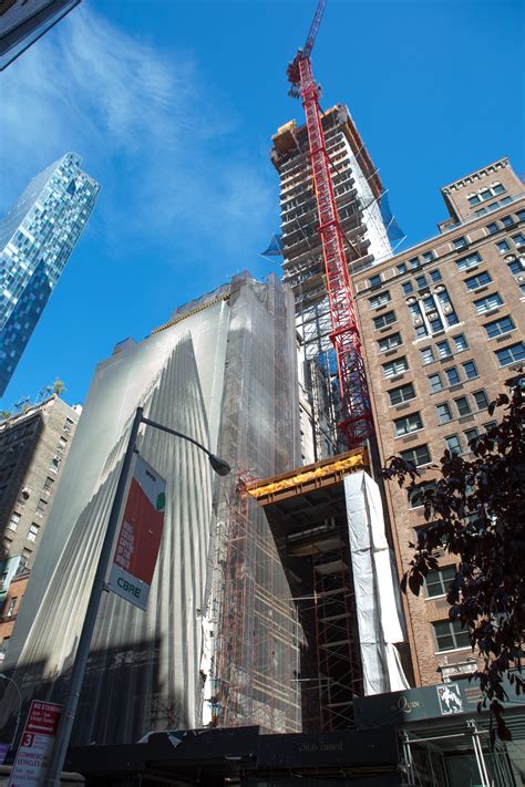 111 West 57th Street Continues Rising as Glass, Bronze, and Terracotta