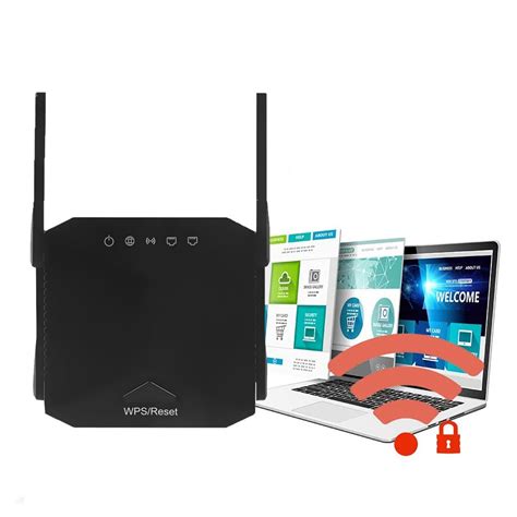 Amplificator Semnal Retea Wifi 1200mbps Retea 5g Si 2 4g 4 Antene Conectare Rapida Wps Cu