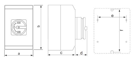 Ip65 Rotary Isolator Switch 32 Amp 4p