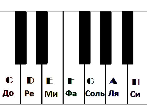 ноты для фортепиано название и расположение