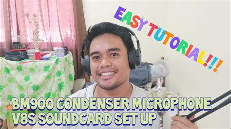 How To Set Up Bm Condenser Microphone V S Soundcard Easy