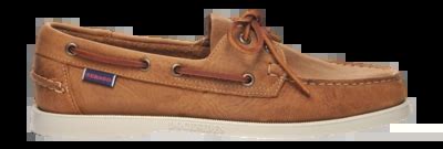 Bootsschuh Sebago Docksides Portland Crazy H Brown Tan Herren