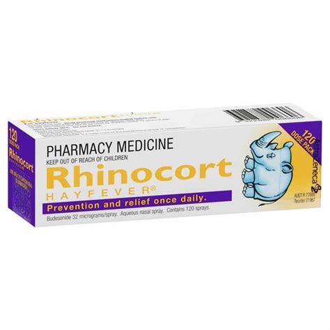 Rhinocort Hayfever Nasal Spray 120 Dose Pack – Discount Chemist