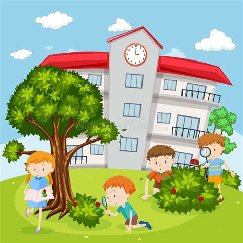 School Yard Stock Illustrations – 2,231 School Yard Stock Illustrations, Vectors & Clipart ...