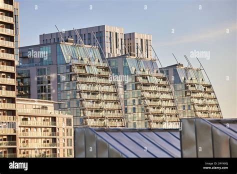 Salford Quays Nv Buildings Apartments Stock Photo Alamy