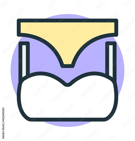 String Bikini Vector Icon Stock Vector Adobe Stock