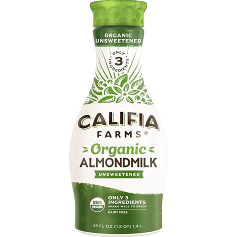 Califa Farms Organic Almond Milk Unsweet Shop Milk At H E B