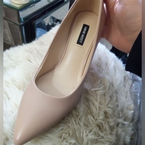 Nine West Shoes Nine West Nude Tan Leather Pumps Poshmark