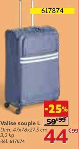 Promo Valise Souple L Chez GiFi ICatalogue Fr