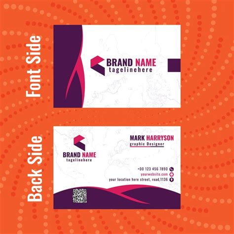 Premium Vector Vector Modern Creative And Clean Business Card Template