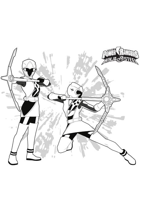 Dessin Power Rangers Ninja Steel Coloring Pages