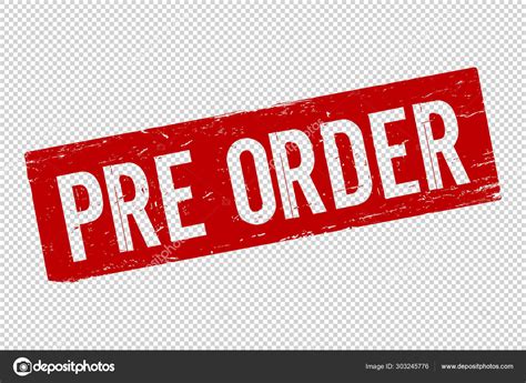 Pre Order Sign Vector Illustration Stock Vector By ©osbkin 303245776