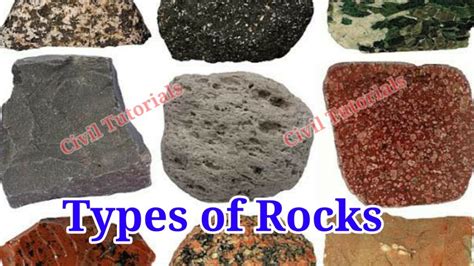 Different Types Of Rocks Uses Of Stone Civil Tutorials