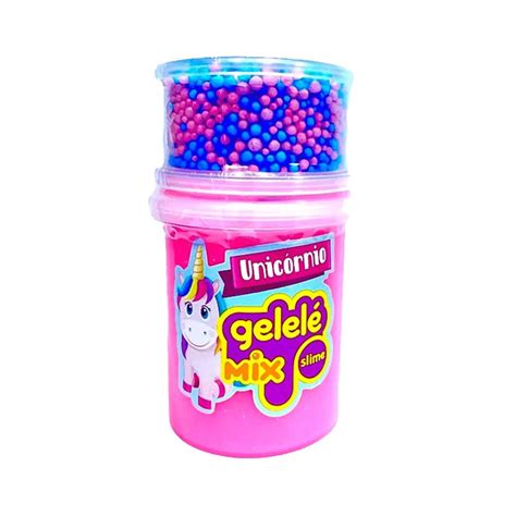 Gelele Slime Mix Foam En Pote 153 Gr Unicornio