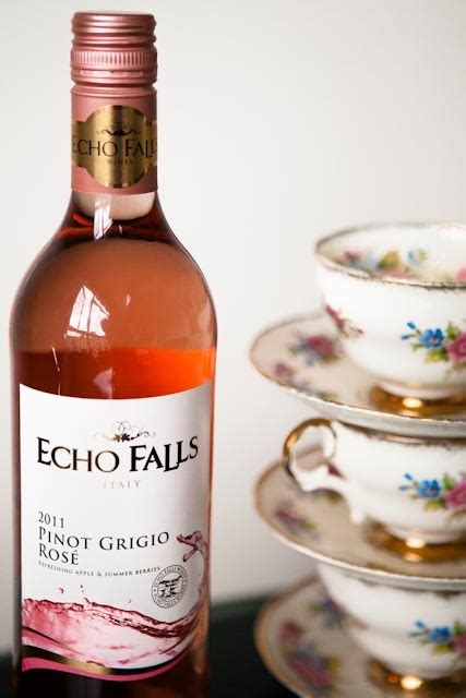 Echo Falls Pinot Grigio Ros Perfect For A Tea Party