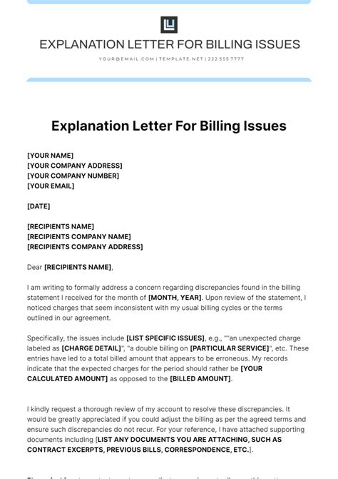 Free Explanation Letter Templates, Editable and Printable