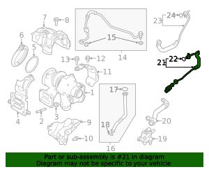 2018-2023 Land Rover Water Feed Tube LR161887 | OEM Parts Online