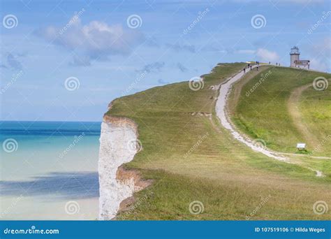 Seven Sisters National Park, UK Stock Photo - Image of chalk, cliff ...