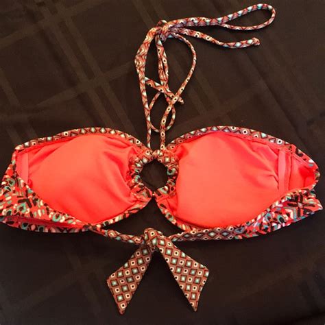 Xhilaration Swim Mixed Print Bikini Top Very Cute Poshmark