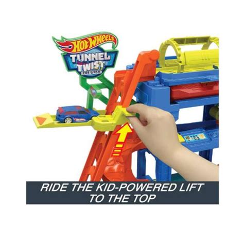 Promo Hot Wheels Hotwheels City Tunnel Twist Car Wash Track Color