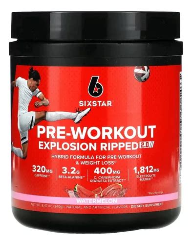 Pré Treino Six Star Explosion Ripped Americano Importado Frete grátis