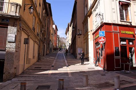 Lyon 1er Montée de la grande Côte Pentes de la Croix Rousse Lyon