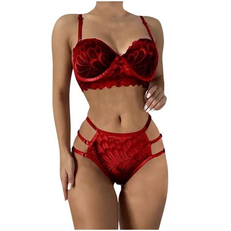 Ensemble De Lingerie Sexy Dames Mode Sexy Lingerie Mignonne Dentelle Creuse Lingerie Rotique En