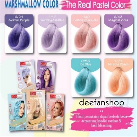 Jual Cultusia Color Marshmallow Ml Cultusia Cat Rambut Shopee