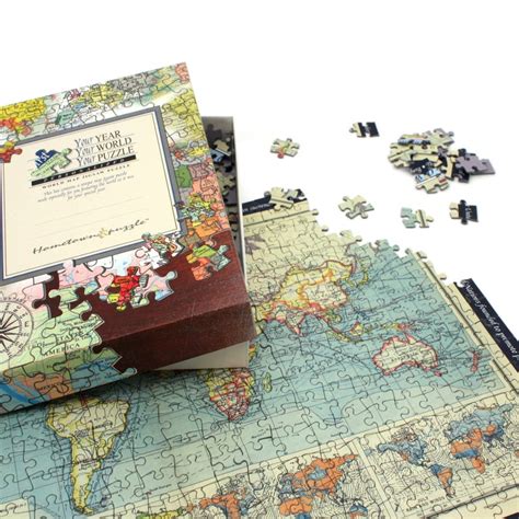 Personalized World Map Jigsaw Puzzle - Etsy