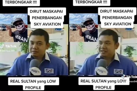 viral wajah asli om mobi dirut maskapai penerbangan real sultan