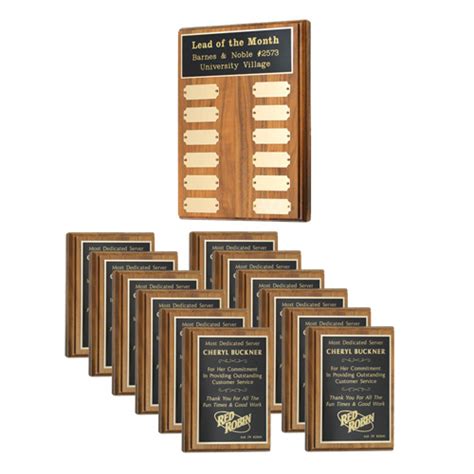 Employee Recognition Plaque Package C by Athletic Awards